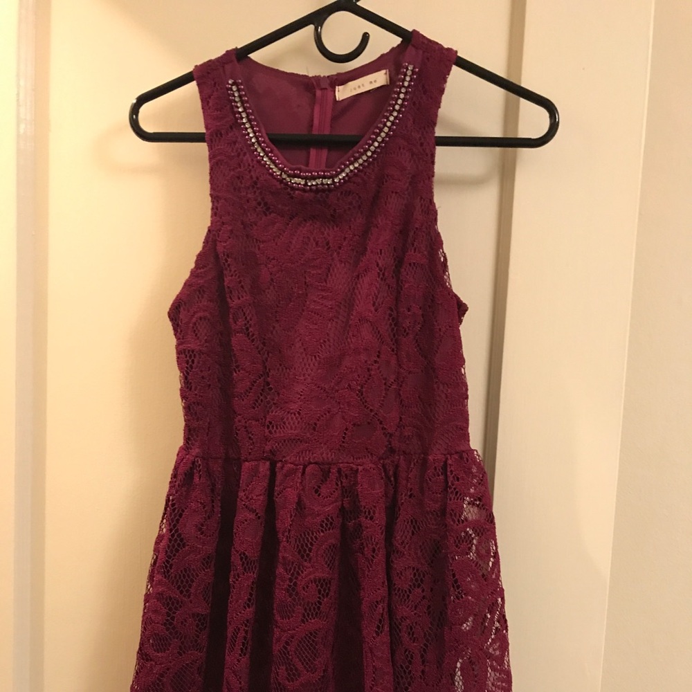 Maroon/ pink dress